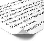 Militärische Presse - Übung - Übersicht über die M Poster (Ecke)