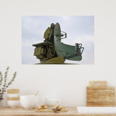 militärische Radarantenne Poster (Küche)