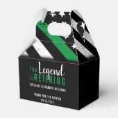 Militärische Rente - dünne, grüne Flagge - Armee Geschenkschachtel (Rückseite)