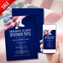 MILITÄRISCHE RÜCKKEHR VON Booten an Anzug US-Flagg