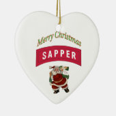 Militärische Sapper-Ornament Keramikornament (Rechts)