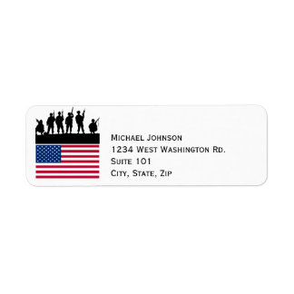 Militärische Soldaten Patriotic USA American Flag