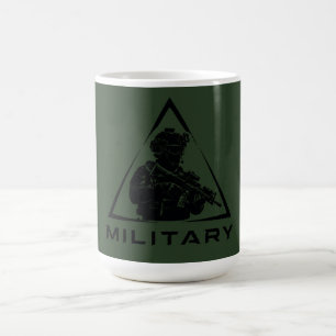 Militärische Spezialeinsätze grünes Design Kaffeetasse