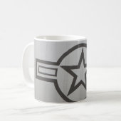 Militärische Star-Tasse Kaffeetasse (Vorderseite Links)
