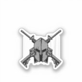 Militärische Stärke Aufkleber (Vorderseite)
