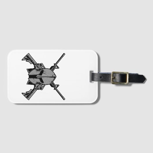 Militärische Stärke Gepäckanhänger (Vorderseite (Horizontal))