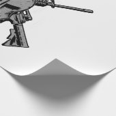 Militärische Stärke Geschenkpapier (Ecke)