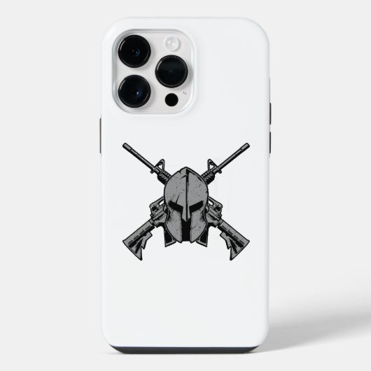 Militärische Stärke iPhone Hülle (Rückseite)
