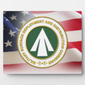 Militärische Stationierung Fotoplatte (Vorderseite)