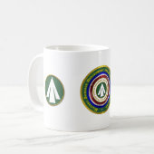 Militärische Stationierung Kaffeetasse (Vorderseite Links)