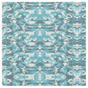 Militärische Streitkräfte der blauen Camouflage im Stoff
