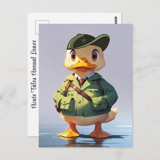 Militärische Streitkräfte Jährlicher Verlass von C Postkarte (Vorne/Hinten)