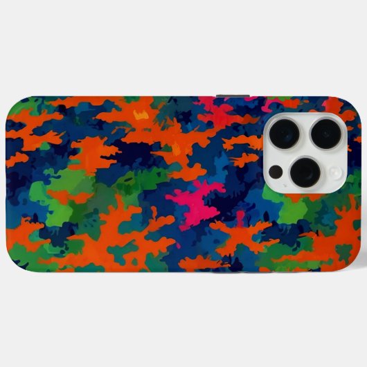 Militärische Streitkräfte Kamuflage Stil Neon Nigh Case-Mate iPhone Hülle (Rückseite (Horizontal))