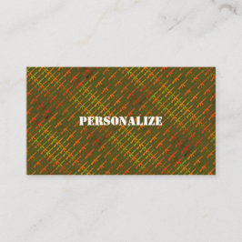 Militärische Streitkräfte Rekrutierer Army Green V Visitenkarte