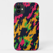 Militärische Streitkräfte Stil Camouflage Neon Nig Case-Mate iPhone Hülle (Rückseite)