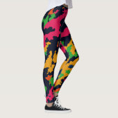 Militärische Streitkräfte Stil Neon Color Camoufla Leggings (Rechts)