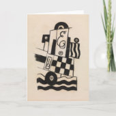 Militärische Symbole | Marsden Hartley Karte (Vorderseite)