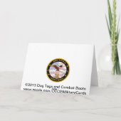 Militärische Sympathiekarte Karte (Rückseite)