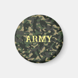 Militärische Tarnkappengrün Magnet