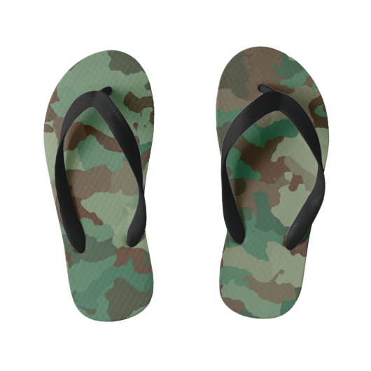 Militärische Tarnkinder flippen Flops Kinderbadesandalen (Fußbett)