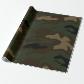 Militärische Tarnmuster Armeesolduniform k Geschenkpapier (Ungerollt)