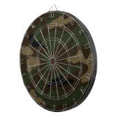 militärische Tarnmuster Dartscheibe (Vorderseite rechts)