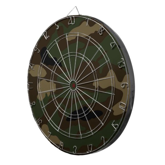militärische Tarnmuster Dartscheibe (Vorderseite rechts)