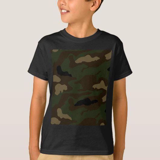 militärische Tarnmuster T-Shirt (Vorderseite)
