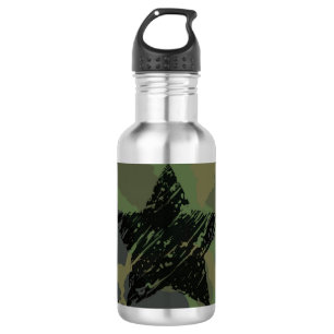 militärische Tarnung Edelstahlflasche