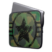 militärische Tarnung Laptopschutzhülle (Vorderseite Links)