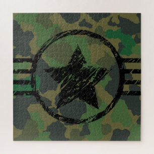 militärische Tarnung Puzzle
