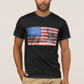 Militärische Unterstützung des US-amerikanischen S T-Shirt (Vorderseite)