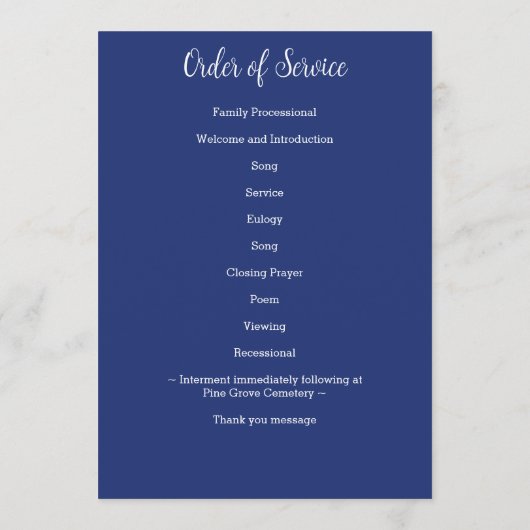 Militärische US-Flaggenfeier zur Beerdigung des Le Programm (Rückseite)