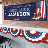 Militärische US-Flaggenstiefel 2,5x6 gehen weg vom Banner