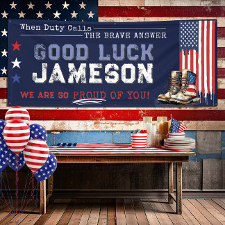 Militärische US-Flaggenstiefel 2,5x6 gehen weg vom Banner