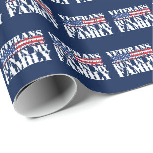 Militärische Veteranen, die in meiner Familie lauf Geschenkpapier