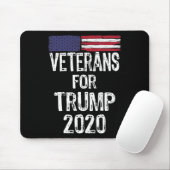Militärische Veteranen für Trump 2020 Wahlgegner g Mousepad (Mit Mouse)