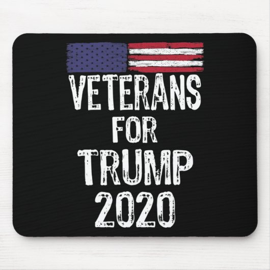Militärische Veteranen für Trump 2020 Wahlgegner g Mousepad (Vorne)