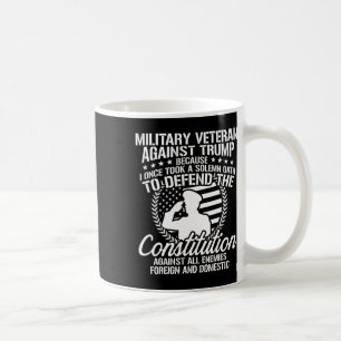 Militärische Veteranen gegen die Wahl Trumps 2020  Kaffeetasse