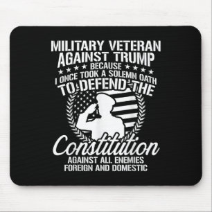 Militärische Veteranen gegen die Wahl Trumps 2020  Mousepad