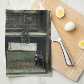 Militärische Vintage Funkausrüstung Handtuch (Viertel Falte)