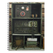 Militärische Vintage Funkausrüstung Notizblock (Vorderseite)