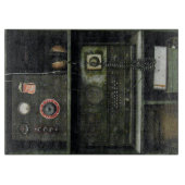 Militärische Vintage Funkausrüstung Schneidebrett (Vorderseite)