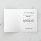 Militärische Vintage Gratulation Karte (Innenseite)