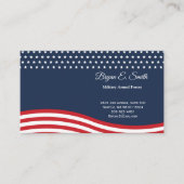 Militärische Visitenkarte Telefonnummerkarte (Vorderseite)