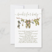 Militärische Wäscheleinen für die Baby-Gehege Einladung (Vorderseite)