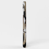 Militärische Wüste-Camouflage mit Hundemarke Case-Mate iPhone Hülle (Hinten/Rechts)