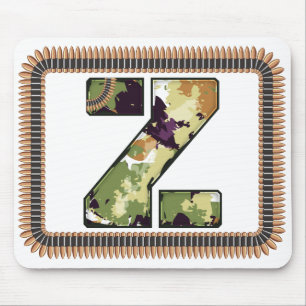 Militärischer Brief von Z  Mousepad
