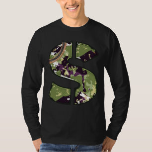 Militärischer Briefstil S T-Shirt