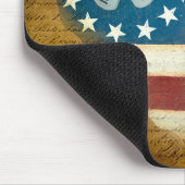 Militärischer Dank Herzfahne Mousepad (Ecke)